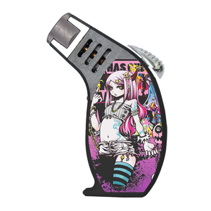 Cigarette Portable de haute qualité Logo personnalisé torche oblique briquet Jet flamme pour la vente en gros - Product Image 2