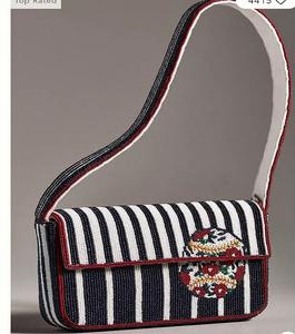 Sac à bandoulière en cuir satiné perlé pour femme, style soirée, avec chaîne, portable et personnalisable - Product Image 4