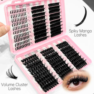 Livre de Cils en Touffes DIY à Logo Personnalisé, Kit de Cils DIY Marque Blanche, Vente en Gros, Cils Vison Moelleux Méga Volume, Livre de Cils Effilés en Touffes - Product Image 3