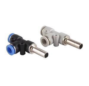 New PBJ Series Pneumatic Quick Connect Fitting Tee <b>Plug</b>-<b>Ins</b> for Air for Printing Shops - Product Image 5