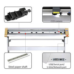Vente flash : Traceur de découpe automatique de vinyle et de papier graphique de 63 pouces avec positionnement par ligne rouge et moteur pas à pas haute performance - Product Image 2