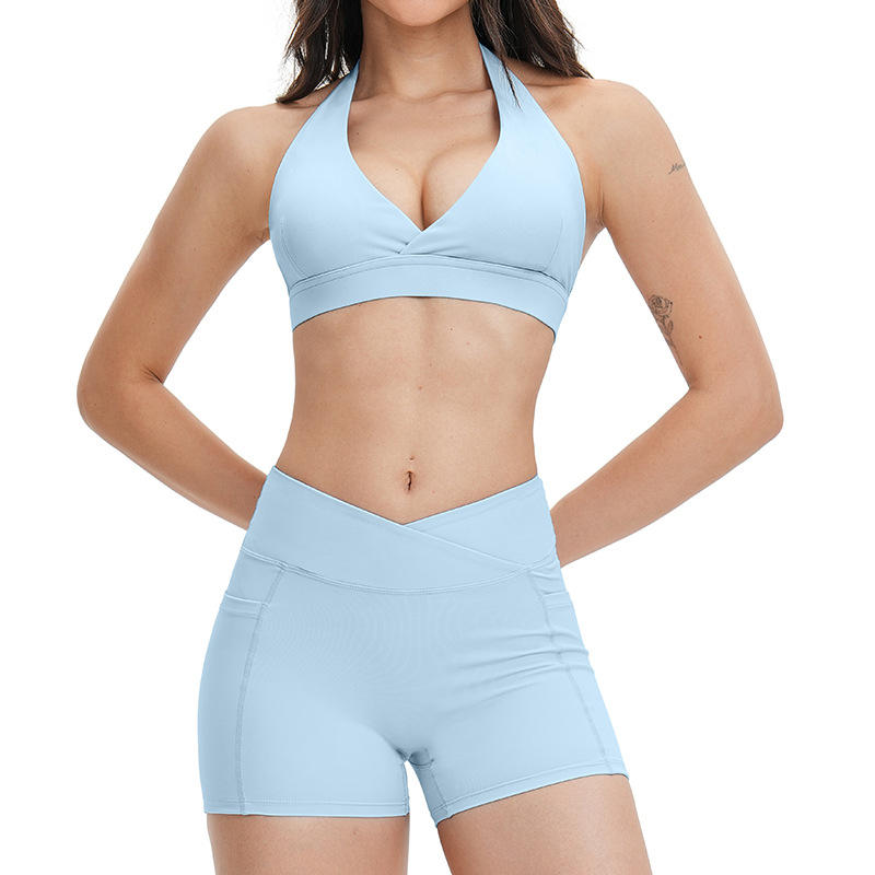 Light Blue bra+shorts