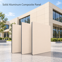 Panneau composite en aluminium massif à grain de bois 4x8 pieds, plaque ACP pour la décoration murale de cuisine