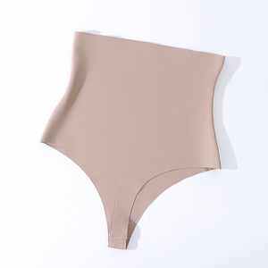 Factory <span class=keywords><strong>Outlet</strong></span> 3 colores sin costuras adelgazamiento Slim Fit ropa interior moldeador de cuerpo de cintura alta mujeres Control de barriga tangas bragas - Product Image 4