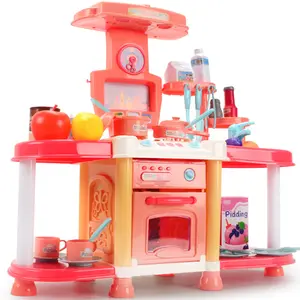 LEMON 플레이 하우스 주방 장난감 어린이 유치원 장난감 요리 어린이 교육용 테이블 세트
