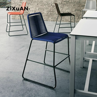 Ensemble de mobilier de patio extérieur moderne pour hôtel, table de bistrot, table de jardin de luxe et chaises, chaise en aluminium pour café de piscine