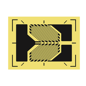 Filme fino para sensor de célula de carga, calibre de tensão de torção, tipo <span class=keywords><strong>HA</strong></span>, modelo de cisalhamento, atacado - Product Image 1