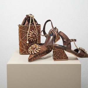 Nouveaux Styles Chaussures et Sacs <span class=keywords><strong>Bleu</strong></span> <span class=keywords><strong>Marine</strong></span> 2025 – Ensemble Talons Hauts pour Femmes Turquie - Product Image 1