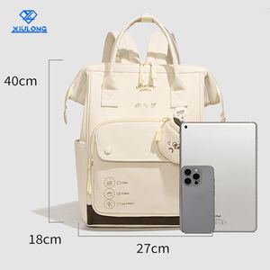Zaino da Viaggio Impermeabile Antifurto in Poliestere con Chiusura a Cerniera e Porta USB per Laptop, Unisex, per Scuola e Lavoro - Product Image 3