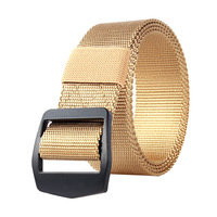 Ceinture d'extérieur pour homme en nylon et polyester avec boucle en alliage tactique
