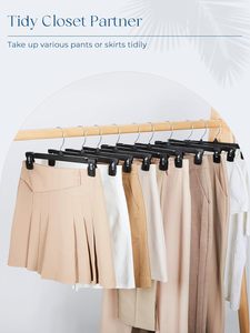 Không trượt nhựa quần & Váy móc với clip cho tủ quần áo tổ chức quần jean quần quần váy móc quần áo cho tủ quần áo - Product Image 4