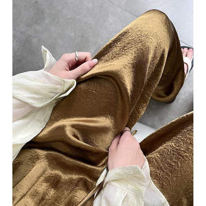 Femmes taille haute jambe droite mince été pantalon ample minceur Protection solaire Cool Sensation drapé jambe large pantalon - Product Image 4