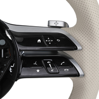 Volant en cuir pleine fleur blanc pour Mercedes Benz W204 W205 W206 W211 W212 W176 W213 Cla W210 W124 C117 W177 W221 W222 S63 AMG