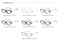 Monture optique en gros avec cœur métallique interne, lunettes TR90 anti-lumière bleue pour montage sur prescription