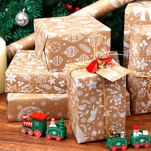 Factory Hot Sale 43x300 cm <b>Christmas</b> <b>Wrapping</b> <b>Paper</b> Gift <b>Wrapping</b> <b>Paper</b> - Product Image 2