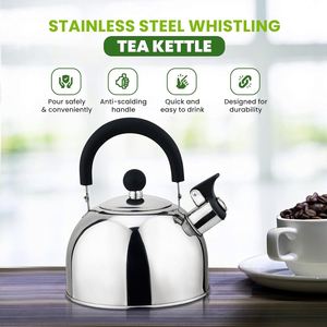 Hervidor de Agua con Silbato Fuerte para Uso Doméstico y Familiar, Tetera de Acero Inoxidable de Grado Alimenticio para Estufa - Product Image 3