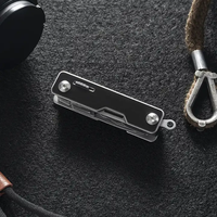 Couteau de poche multifonction 5 en 1, porte-clés, ouvre-bouteille, tournevis, EDC, camping, extérieur, OEM personnalisé, acier inoxydable 420