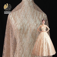 Merci pronte champagne velo abito da sposa nuovo bella paillettes shinny glitter tulle