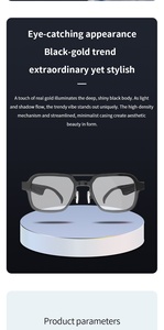Gafas de Traducción Inteligente Portátiles con Capacidad Offline, Traductor de Voz de Alta Precisión con Tecnologí<span class=keywords><strong>a</strong></span> de IA y Lentes Transparentes Antideslumbrantes - Product Image 3