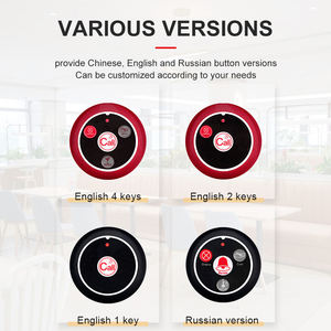 15 émetteurs de boutons d'appel + 2 montres vibrantes - Système d'appel sans fil pour restaurant / clinique - Product Image 5