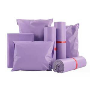 Bolsa de Correo Ecológica, Biodegradable y Sostenible, Color Rosa Morado, con Logotipo Personalizado - Product Image 1