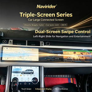 Triple écran Android pour BMW Série 7 F01 F02 F04 CIC NBT 2009-2015, GPS voiture, Carplay, lecteur multimédia vidéo, autoradio, navigation - Product Image 4