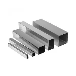 Low Price Precision 304 316 201 Carbon Steel Square Pipe Metal Seamless Stainless Steel Rectangular Square Tube