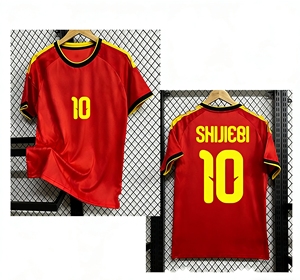 เสื้อฟุตบอลทีมชาติอเมริกันคุณภาพสูงแบบสั่งทำได้ พร้อมหมายเลขส่วนตัว ดีไซน์ขายส่ง ระบายอากาศได้ดี สำหรับทุกเพศ - Product Image 2