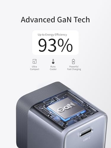 ที่ชาร์จ GaN 45W พร้อมสายชาร์จเร็ว PD สำหรับโทรศัพท์มือถือและแล็ปท็อป ใช้ได้กับทุกอุปกรณ์ - Product Image 2