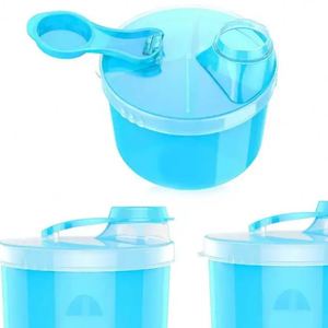 Boîtes de rangement pour lait en poudre et collations pour bébé personnalisables, trois compartiments, en plastique PP de qualité alimentaire - Product Image 2