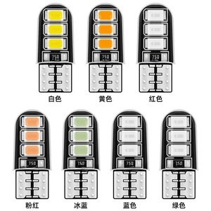 หลอดไฟ LED T10 W5W 750 6SMD 2835 สำหรับไฟภายในรถยนต์ หลอดซิลิโคนทรงโดม สำหรับไฟป้ายทะเบียน ไฟจอดรถ ระบบ Canbus Retrofit - Product Image 4