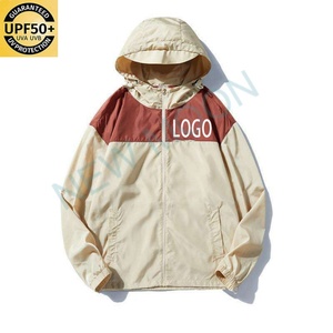Custom New Outdoor Breathable UPF 50+ Sports Hooded <b>Jacket</b> Men's Windbreaker <b>Jacket</b> - Product Image 4