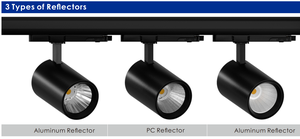 CRI90 Anti Glare Flicker Free 20W 30W 35W LED Track Spot <b>Light</b> with 5 Years Warranty DALI Triac Dimming For Retail Shops - Product Image 3