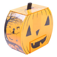 Boîte cadeau en carton rigide gaufré à la main pour Halloween, pour bonbons, chocolat, cosmétiques, emballage, Caixa De Presente