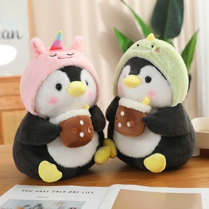 Pingüino de peluche barato, juguetes de dibujos animados, té de la leche, muñeco de pingüino, juguetes de peluche, muñeco de niña, lindo regalo de cumpleaños, pingüinos de peluche - Product Image 3
