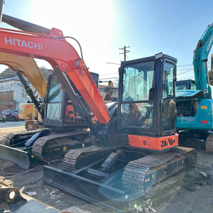 รถขุดฮิตาชิ ZX55USR มือสอง ผลิตในญี่ปุ่น พร้อมเครื่องยนต์ เกียร์ ปั๊ม มอเตอร์ แบริ่ง เฟือง-5.5 ตัน บุ้งกี๋ 0.19 เมตร-รถขุดตีนตะขาบราคาถูก - Product Image 1
