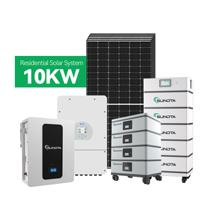 Stock disponible Sundta 5KW 8KW 10KW 12KW 15KW 20KW Nouvelle innovation Kit complet de système solaire hybride avec batterie au lithium Solar Hy - Product Image 1