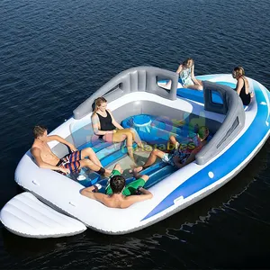 Good price inflatable water floating air island floating shelf for sale