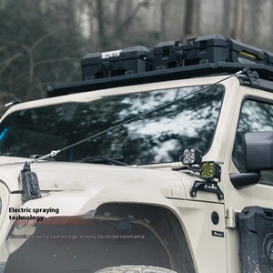 Separador de Ramas Metálico para Capó de Repuesto <span class=keywords><strong>Vipera</strong></span> Wrangler JL, Modelo Rainforest, 2018+, Nuevo con 1 Año de Garantía - Product Image 6