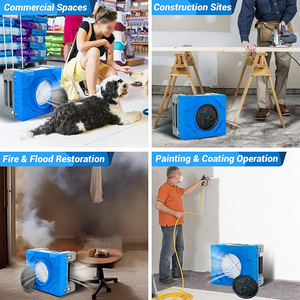 Nettoyeur d'air portable commercial 115V 550CFM avec filtre HEPA - Product Image 6