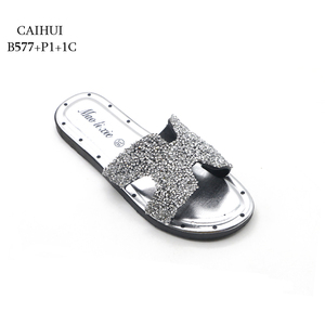 chanclas <span class=keywords><strong>doradas</strong></span> para playa ZAPATOS BARATOS Ins agradable <span class=keywords><strong>sandalias</strong></span> de las mujeres de Bangladesh caliente Sexy zapatilla - Product Image 2