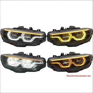 ไฟหน้า JY สำหรับ <span class=keywords><strong>BMW</strong></span> F32, F80, F82, F8X, M3, M4: ไฟหน้า DRL แบบสามสีสลับได้ รุ่น V2 สไตล์ IKON - Product Image 2