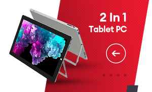 Nouvelle tablette graphique 2-en-1 avec écran 11,6 pouces, système d'exploitation <span class=keywords><strong>Windows</strong></span> <span class=keywords><strong>10</strong></span>, écran tactile, clavier, divertissement, processeur N4100 Quad Core 2,6 GHz - Product Image 2