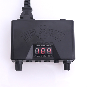 Quatat Tattoo Dual Power Pack Box in Alluminio Nero di Alta Qualità per Tatuatori - Product Image 4