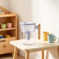 Magnifiques filtres à eau, pichets pour eau potable au goût exceptionnel, 10 tasses, 150 gallons, Tritan sans BPA, élimine le fluorure, le chlore, le plomb