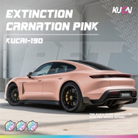 Stiker Vinyl Pembungkus Mobil Premium Air Release Easy Wrapping Chrome Extinction Carnation Pink untuk Desain Kendaraan