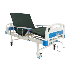 <span class=keywords><strong>Lit</strong></span> médical manuel à 2 manivelles avec fonction toilette, réglable, avec barreaux en ABS pour la rééducation des patients - Prix usine - Product Image 5