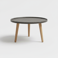 Table basse grise - Meubles de salon