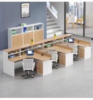Table de bureau moderne pour 4 personnes