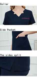De <span class=keywords><strong>alta</strong></span> calidad de moda Hospital enfermera dos piezas conjunto farmacia uniforme Dental establece Hospital mano lavar la ropa - Product Image 6